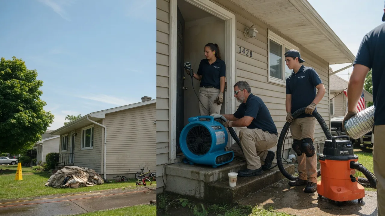 Water Damage Restoration in Burlington, IN near me
